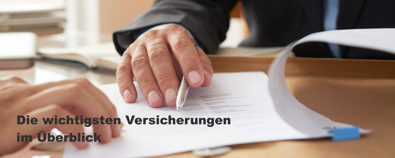 Zaruba & Göbel Versicherungsmakler GbR - wichtige Versicherungen